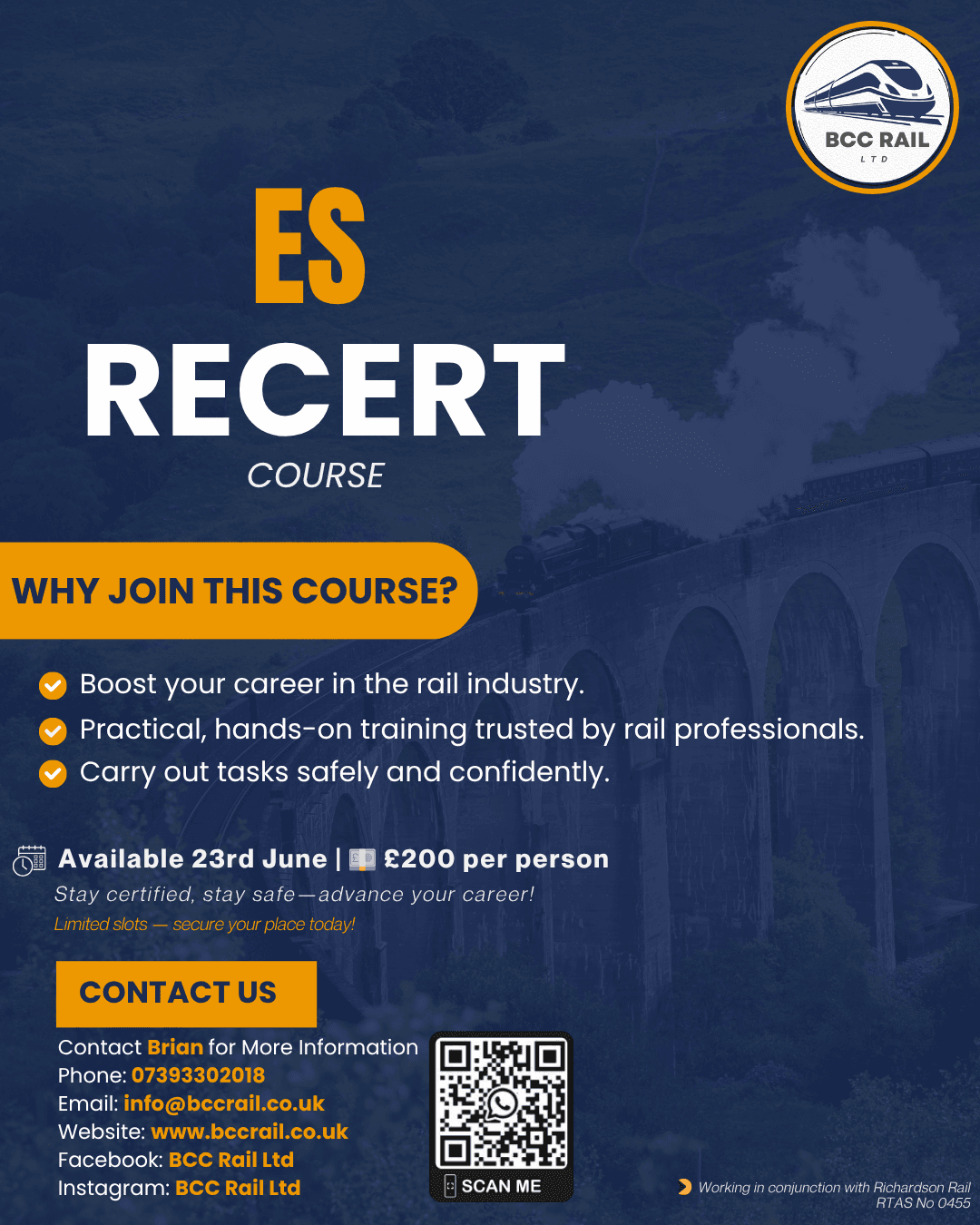 23 ES Recert course poster