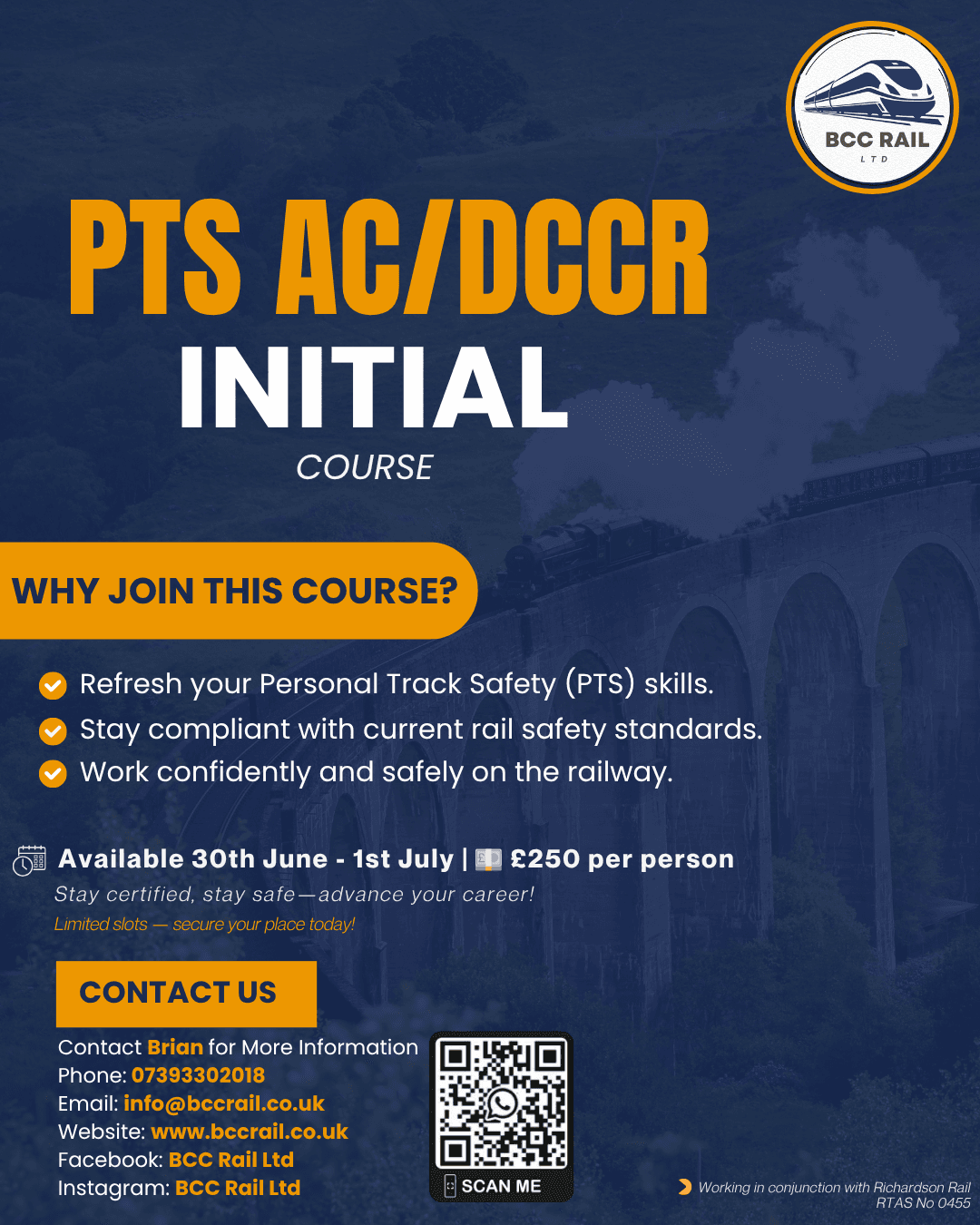 30 PTS ACDCCR Initial course poster