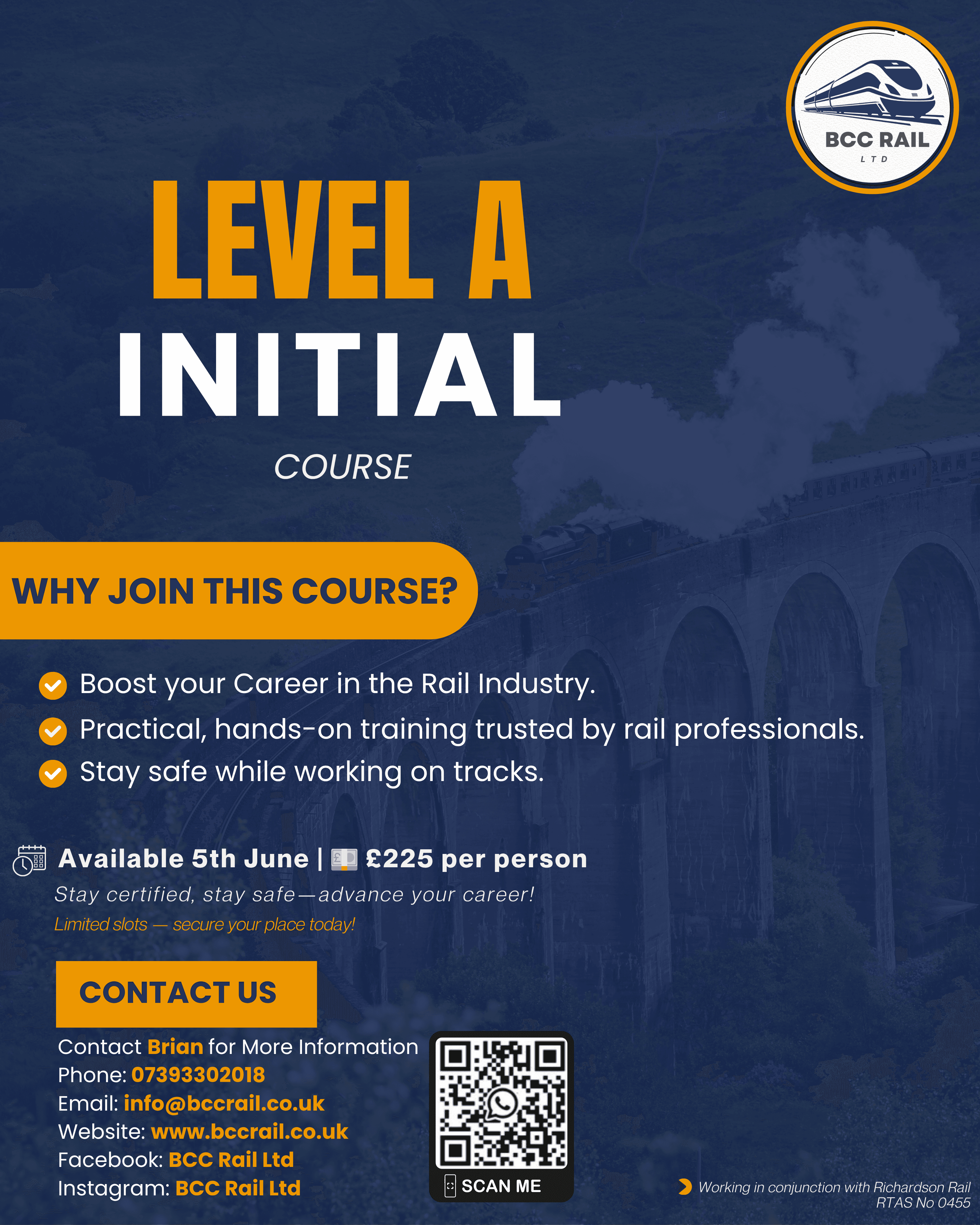 5 Level A Initial course poster
