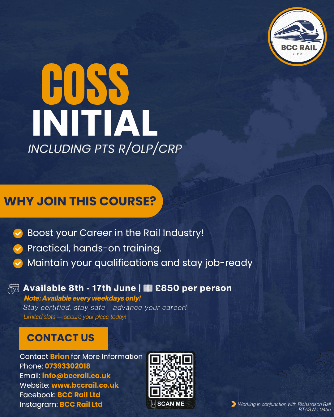 8-17 COSS course poster