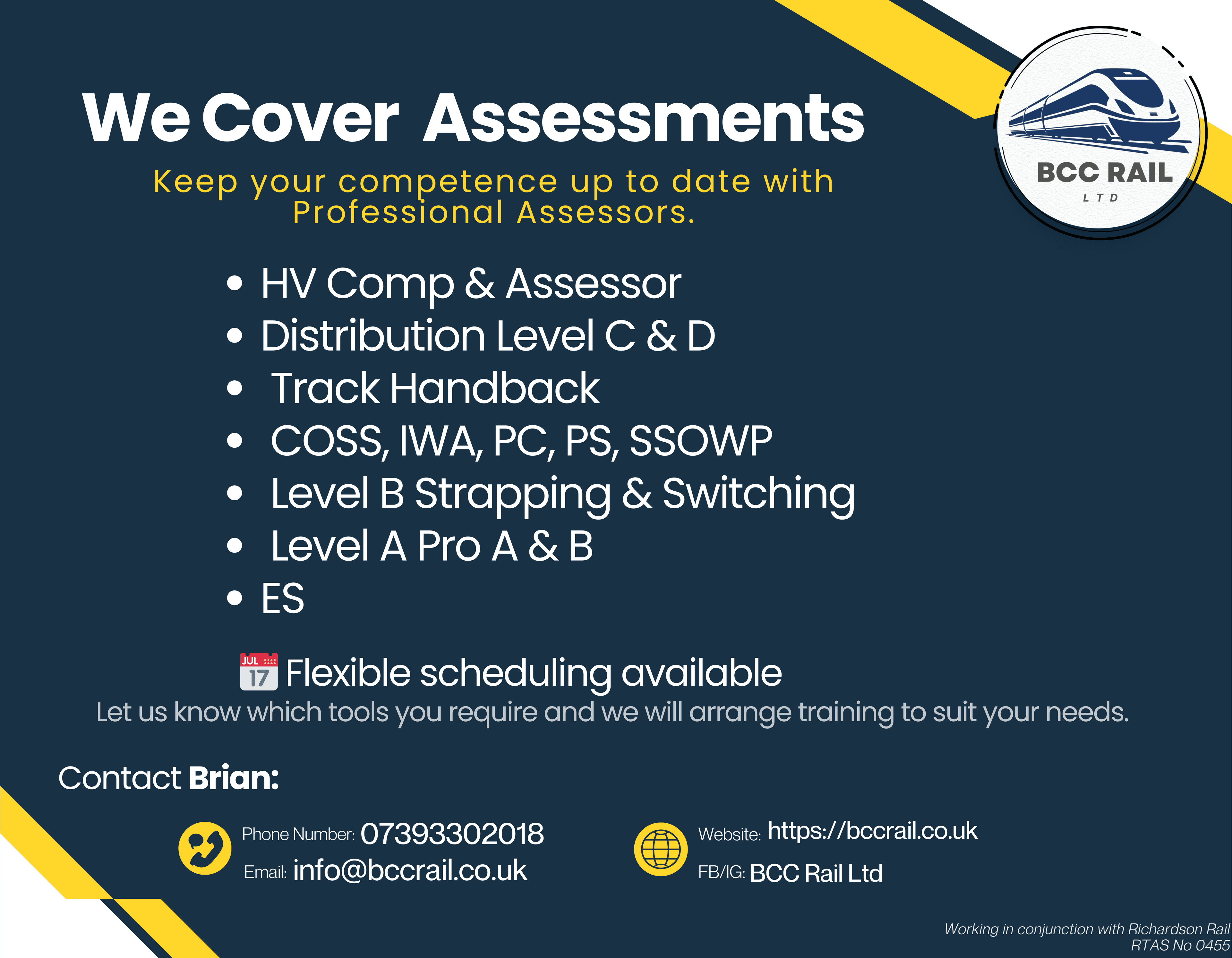 Assessments course poster